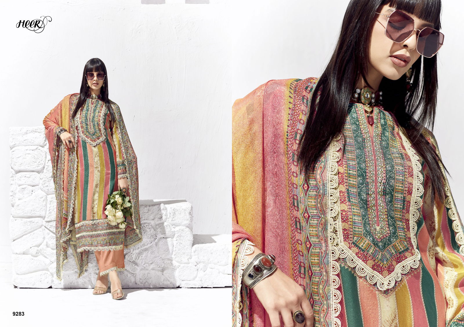 Layla By Kimora Heer Lawn Cotton Printed Salwar Kameez Wholesale Suppliers In Mumbai
